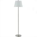 Radiant 150 W 3 Way Andros Metal Floor Lamp, Brushed Steel Finish RA49326